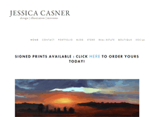 Tablet Screenshot of jessicacasner.com